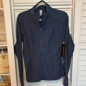 NWT Yogalicious LUX Women's Blue Jacket